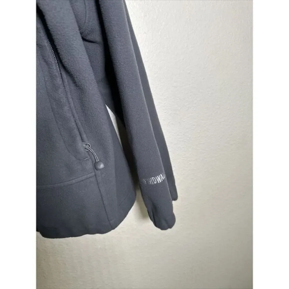 The North Face Windwall Jacket Mens Gray XL‎ Full Zip Outdoors Hiking
